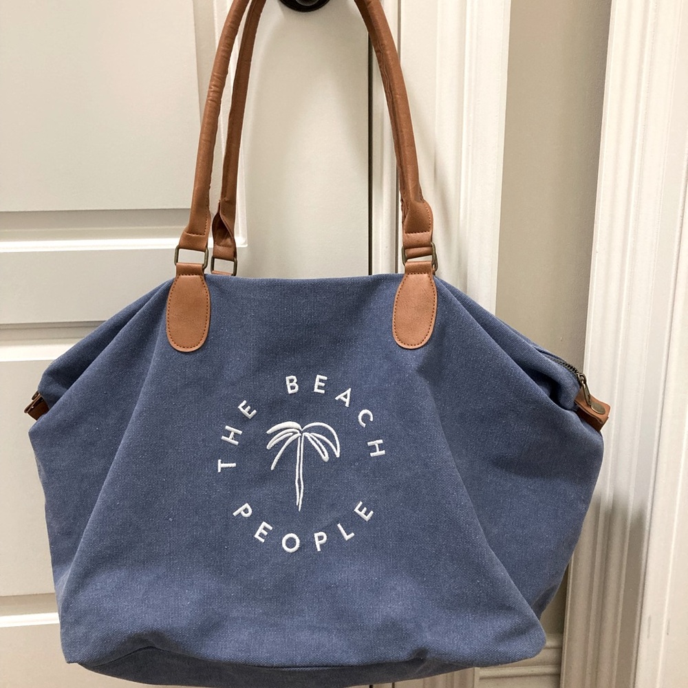 The Beach People Gold Coast Weekender Linen Tote